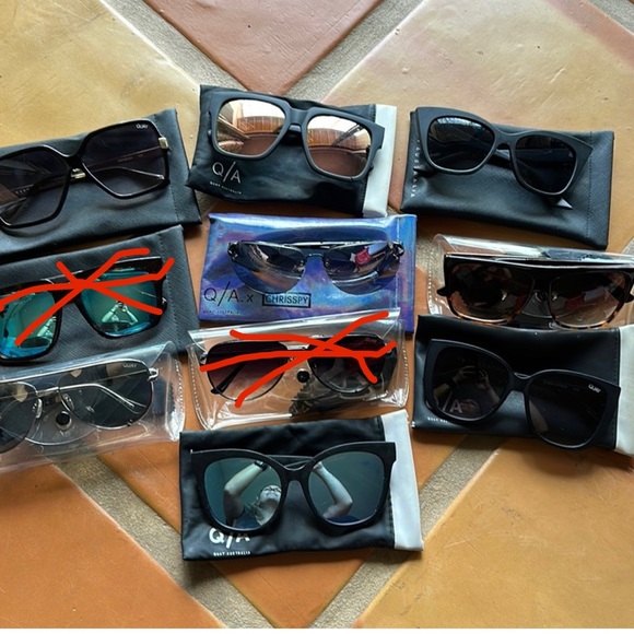 Quay Australia Accessories - 8 QUAY pair of Sunglasses with pouch